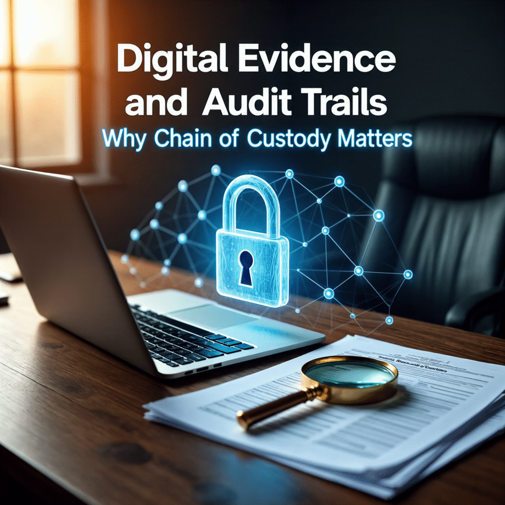 Digital Evidence and Audit Trails: Why Chain of Custody Matters in Financial and Criminal Intelligence Systems