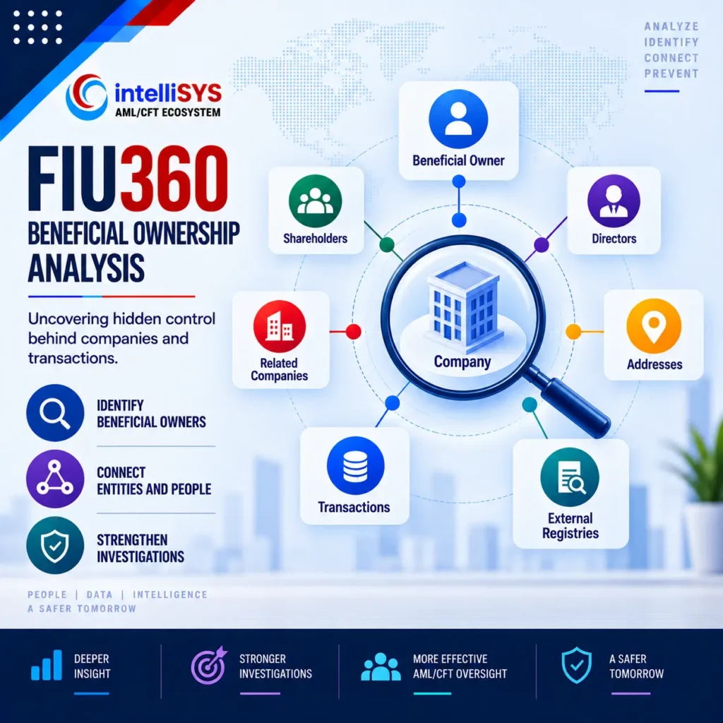 Beneficial Ownership Analysis in FIU360: Uncovering Hidden Control Behind Companies and Transactions